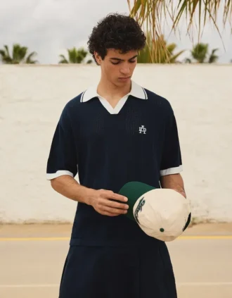 Printed Short Sleeve Polo Shirt – T-Shirts and Polo Shirts – Men