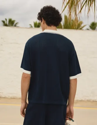 Printed Short Sleeve Polo Shirt – T-Shirts and Polo Shirts – Men