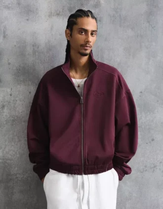 Printed Sweatshirt with Zip – Sweatshirts & Hoodies