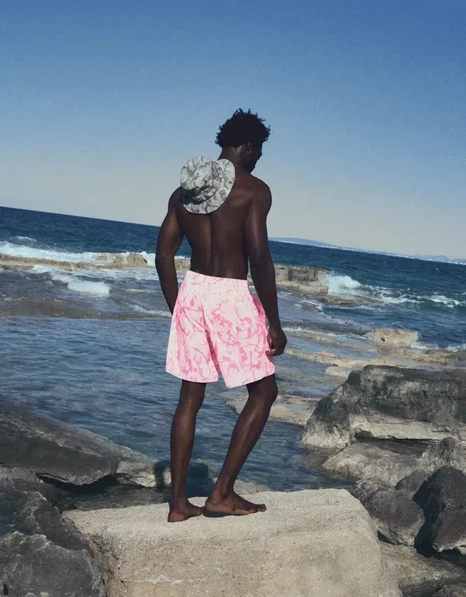 Printed Swimming Trunks – Bershka Lovers Printed Swimming Trunks – Bershka Lovers