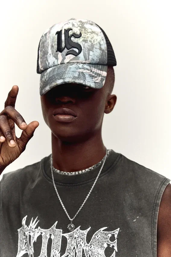 Printed Trucker Cap – Accessories Printed Trucker Cap – Accessories