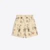 Printed Wide-Leg Bermuda Shorts – Men Printed Wide-Leg Bermuda Shorts – Men