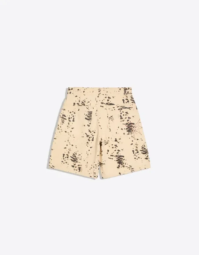 Printed Wide-Leg Bermuda Shorts – Men Printed Wide-Leg Bermuda Shorts – Men