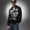 Printed Zip-Up Hoodie – Sweatshirts & Hoodies Printed Zip-Up Hoodie – Sweatshirts & Hoodies