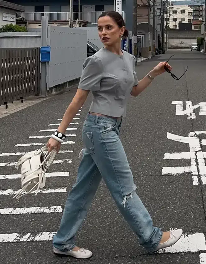 Puff Sleeve Short Sleeve Blazer Puff Sleeve Short Sleeve Blazer