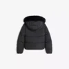 Puffer Water Repellent Jacket with Fur Hood – Jackets and Trench