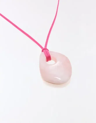 Resin Pendant Cord Necklace