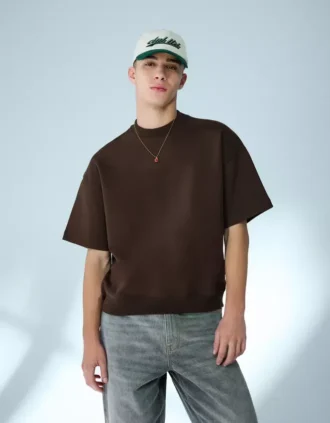 Ribbed Plush Short Sleeve T-Shirt – T-Shirts and Polo Shirts