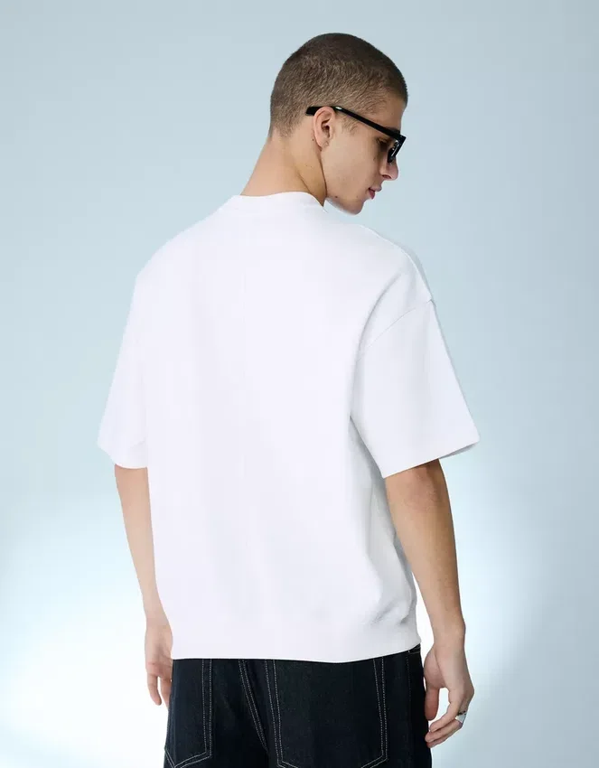 Ribbed Plush Short Sleeve T-Shirt – T-Shirts and Polo Shirts Ribbed Plush Short Sleeve T-Shirt – T-Shirts and Polo Shirts