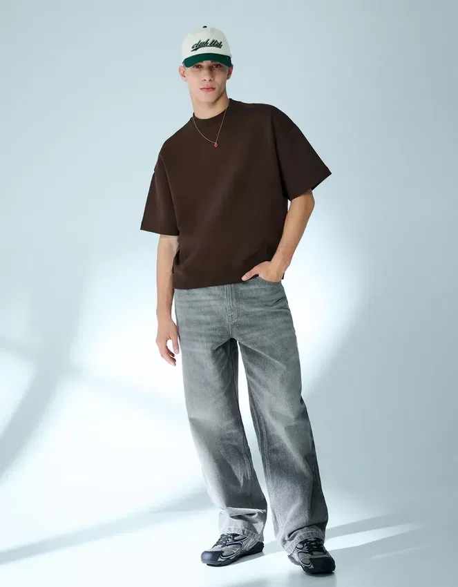 Ribbed Plush Short Sleeve T-Shirt – T-Shirts and Polo Shirts Ribbed Plush Short Sleeve T-Shirt – T-Shirts and Polo Shirts