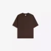 Ribbed Plush Short Sleeve T-Shirt