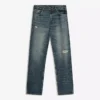 Ripped Low-Rise Straight-Leg Jeans Ripped Low-Rise Straight-Leg Jeans