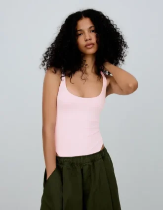 Round Neck Tank Bodysuit