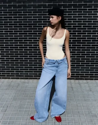 Round Neck Tank Bodysuit