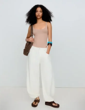 Round Neck Tank Bodysuit