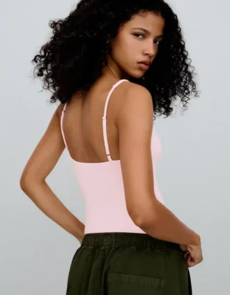 Round Neck Tank Bodysuit