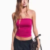 Ruched Bandeau Top – Tops and Bodysuits Ruched Bandeau Top – Tops and Bodysuits