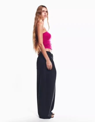 Ruched Bandeau Top – Tops and Bodysuits