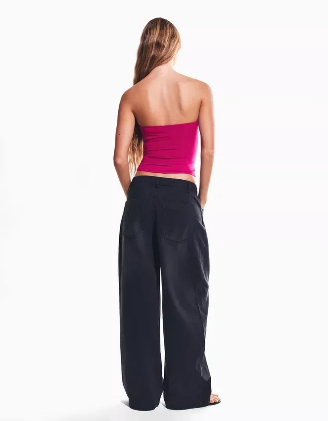 Ruched Bandeau Top – Tops and Bodysuits Ruched Bandeau Top – Tops and Bodysuits