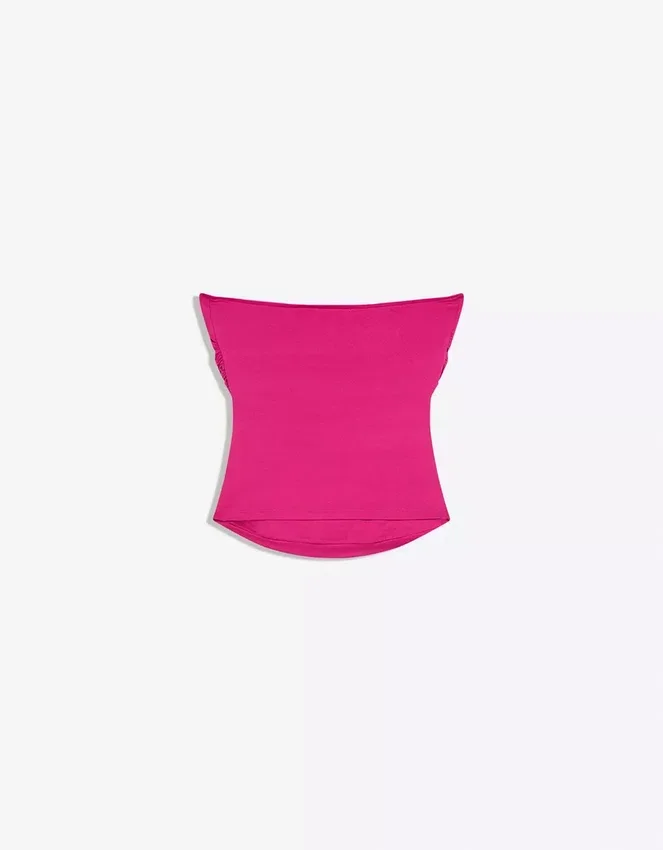 Ruched Bandeau Top – Tops and Bodysuits Ruched Bandeau Top – Tops and Bodysuits
