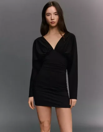 Ruched Mini Dress – Dresses and Jumpsuits