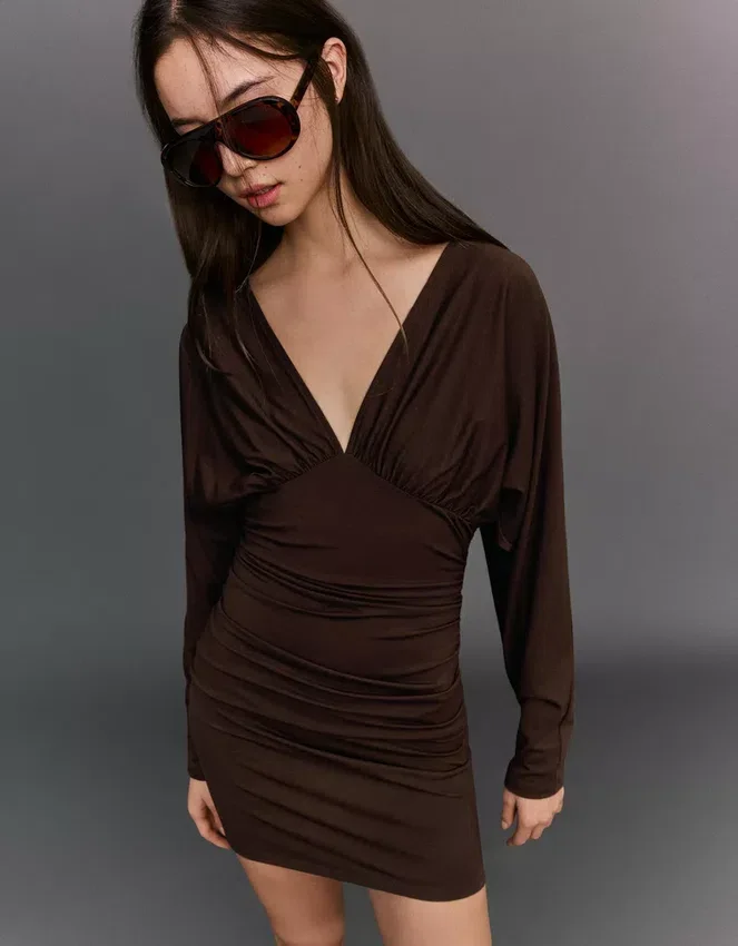 Ruched Mini Dress – Dresses and Jumpsuits Ruched Mini Dress – Dresses and Jumpsuits
