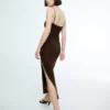 Ruched Strappy Midi Dress Ruched Strappy Midi Dress