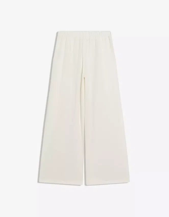 Rustic Wide-Leg Trousers with Pleats Rustic Wide-Leg Trousers with Pleats