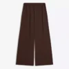 Rustic Wide-Leg Trousers with Pleats Rustic Wide-Leg Trousers with Pleats