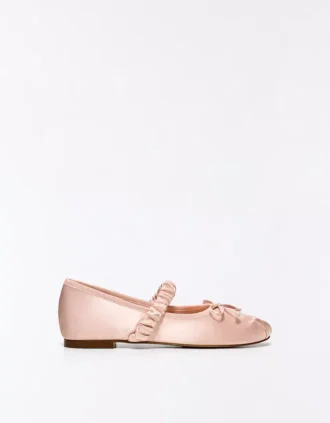 Sateen Ballerina Flat – Women
