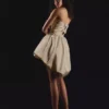 Satin Bustier Dress Satin Bustier Dress