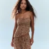 Sequinned Bandeau Top