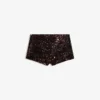 Sequinned Mini Shorts Sequinned Mini Shorts
