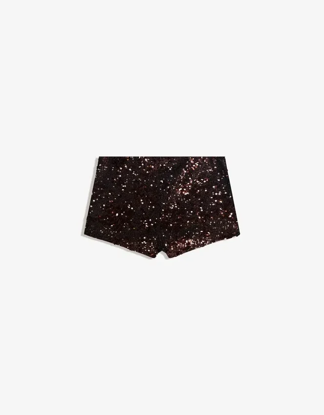 Sequinned Mini Shorts Sequinned Mini Shorts