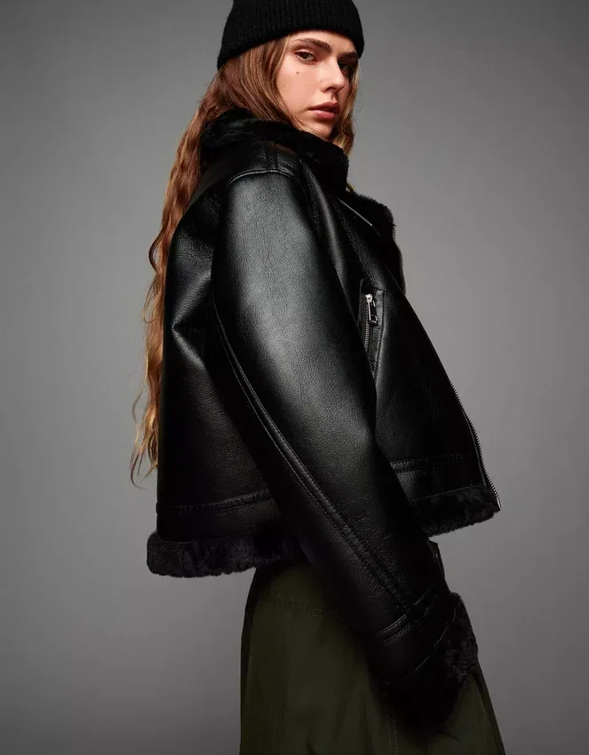 Short Double-Faced Jacket – Jackets and Trench Short Double-Faced Jacket – Jackets and Trench
