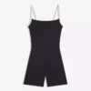 Short Jumpsuit with Contrast Straps Short Jumpsuit with Contrast Straps