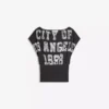 Short Sleeve Asymmetric Print T-Shirt Short Sleeve Asymmetric Print T-Shirt