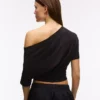 Short Sleeve Asymmetric T-Shirt – T-Shirts – Women Short Sleeve Asymmetric T-Shirt – T-Shirts – Women
