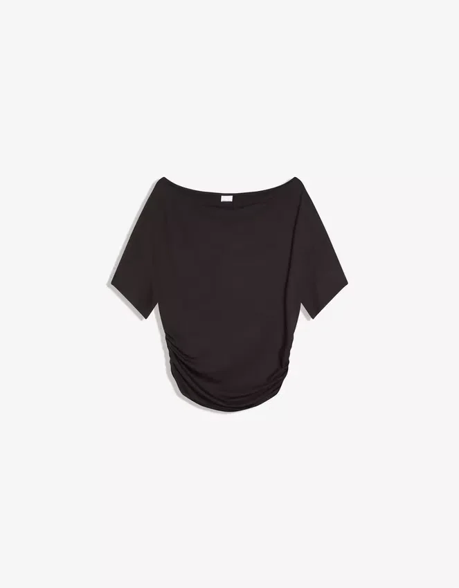 Short Sleeve Asymmetric T-Shirt – T-Shirts – Women Short Sleeve Asymmetric T-Shirt – T-Shirts – Women