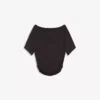 Short Sleeve Asymmetric T-Shirt – T-Shirts – Women Short Sleeve Asymmetric T-Shirt – T-Shirts – Women