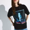 Short Sleeve Billie Eilish Print T-Shirt Short Sleeve Billie Eilish Print T-Shirt