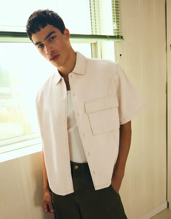 Short Sleeve Boxy Fit Shirt – Shirts Short Sleeve Boxy Fit Shirt – Shirts