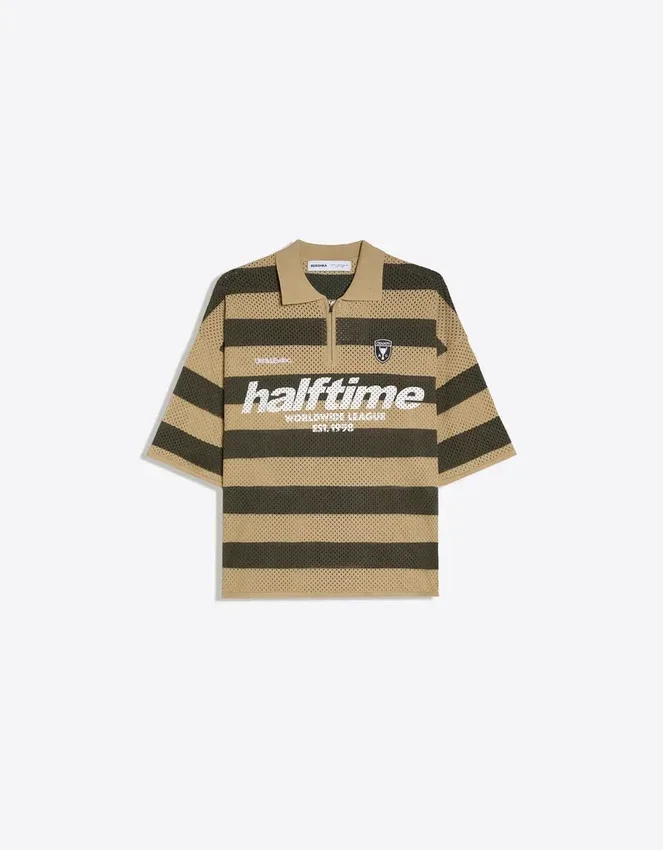 Short Sleeve Mesh Polo Shirt with Zipper – T-Shirts and Polo Shirts Short Sleeve Mesh Polo Shirt with Zipper – T-Shirts and Polo Shirts