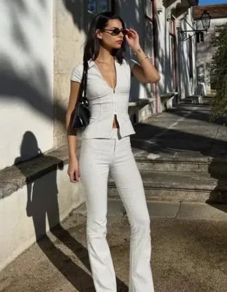 Short Sleeve Shirt with Zip – Shirts and Blouses