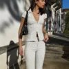 Short Sleeve Shirt with Zip – Shirts and Blouses