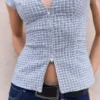 Short Sleeve Shirt with Zip – Shirts and Blouses Short Sleeve Shirt with Zip – Shirts and Blouses