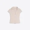 Short Sleeve Shirt with Zip – Women Short Sleeve Shirt with Zip – Women