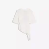 Short Sleeve T-Shirt with Gathering Short Sleeve T-Shirt with Gathering