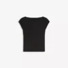Short Sleeve T-Shirt with Gathering Short Sleeve T-Shirt with Gathering