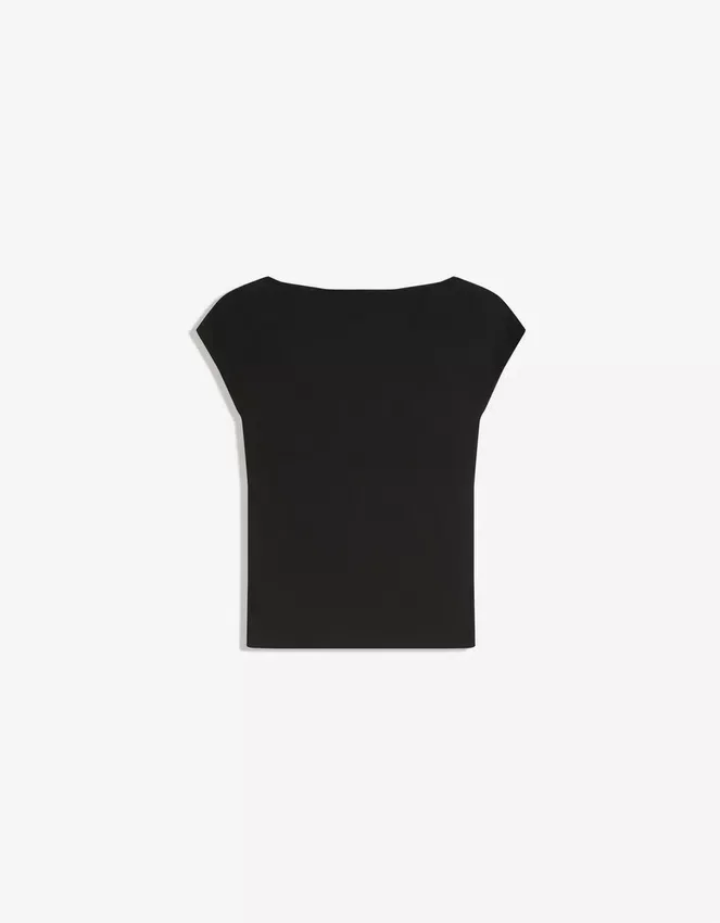 Short Sleeve T-Shirt with Gathering Short Sleeve T-Shirt with Gathering